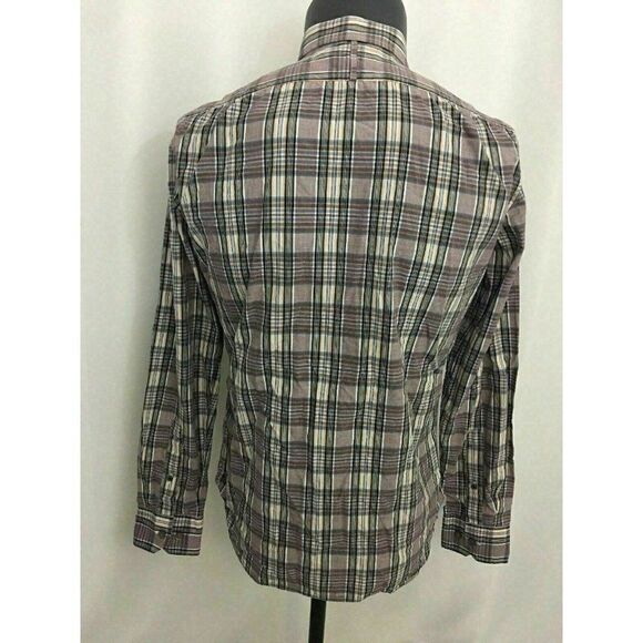 Banana Republic Long Sleeve Red White dress shirt - Picture 4 of 8